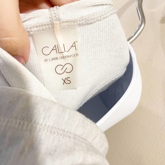 CALIA Effortless Heather Sleeveless Zip Hoodie XS - Picture 9 of 13